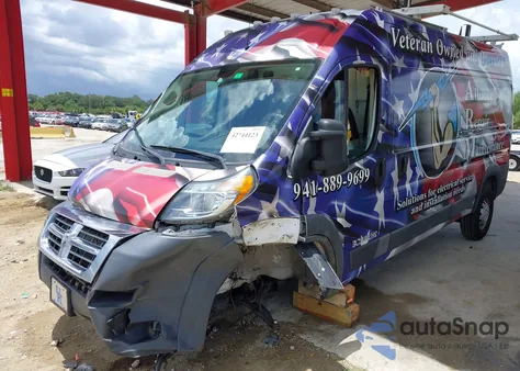 2018 Ram Promaster 2500 из США, поврежденный, VIN 3C6TRVDGXJE156506